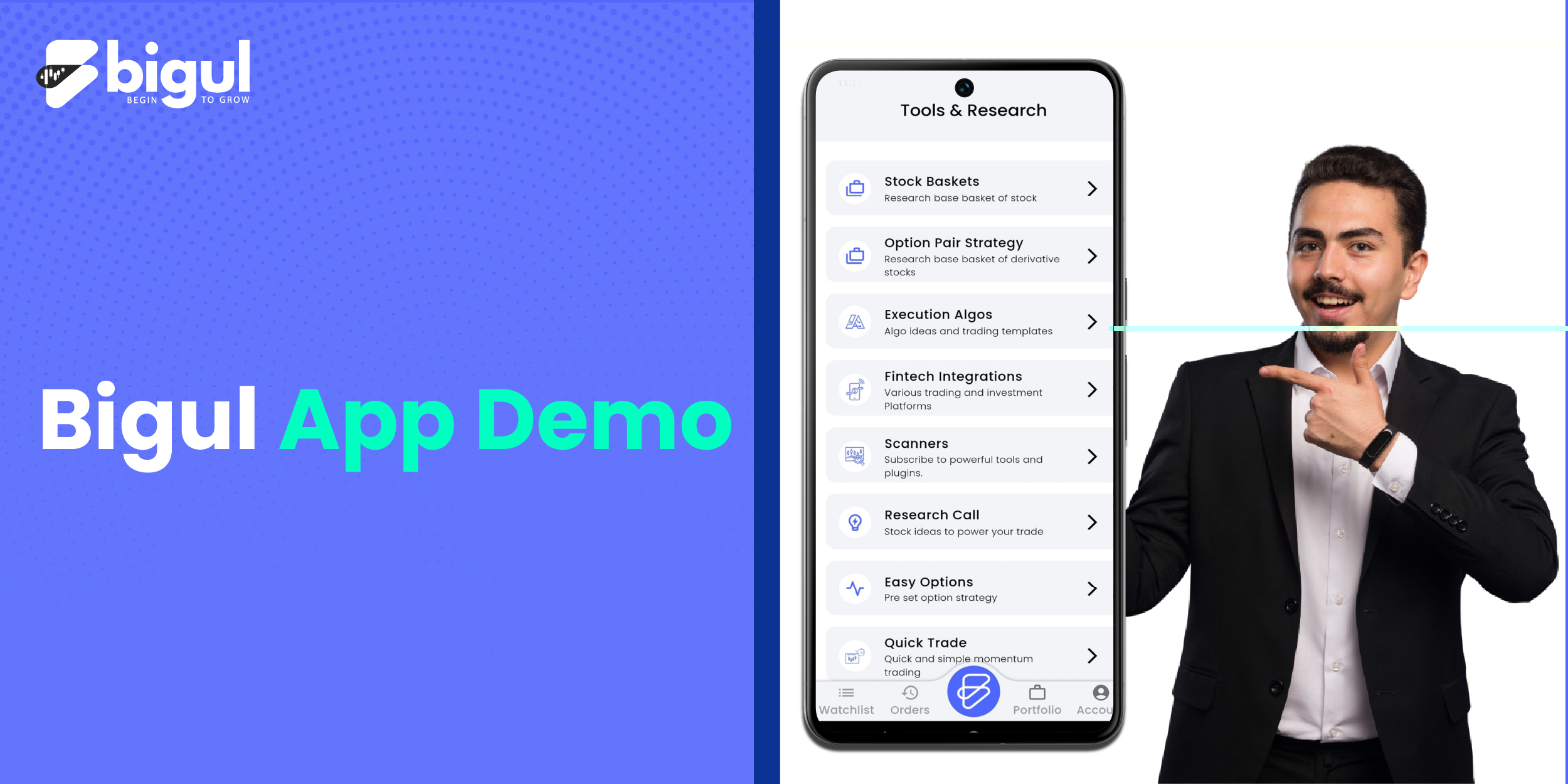 Experience the Bigul App – Live Demo & Investment Guidance